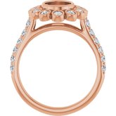 Halo-Style Engagement Ring or Band  